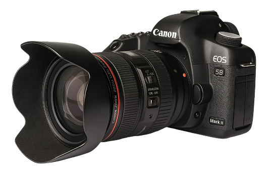 Professionelle Kamera symbolisiert hochwertige Immobilienfotos und Videos, die Firstplace Immobilien für die optimale Vermarktung von Häusern und Wohnungen nutzt.